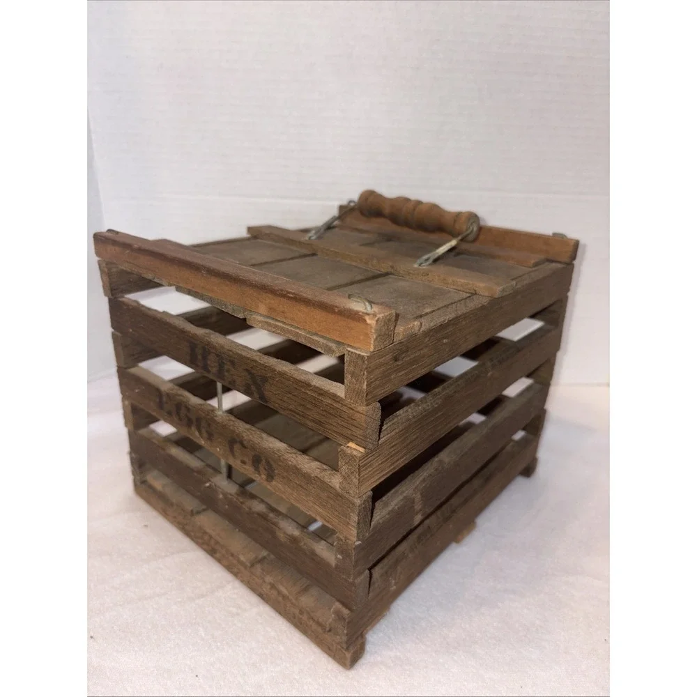 Humpty Dumpty Wooden Egg Crate Carrier Antique, Rustic Farmhouse, Decor